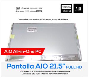 PANTALLA 21.5" FHD LENOVO THINKCENTRE M810Z ALL IN ONE AIO SERIES | 01MN756