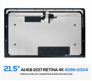 PANTALLA 21.5" 4K LED APPLE IMAC A1418 2017 | 661-07321 LM215UH1(SD)(B1)