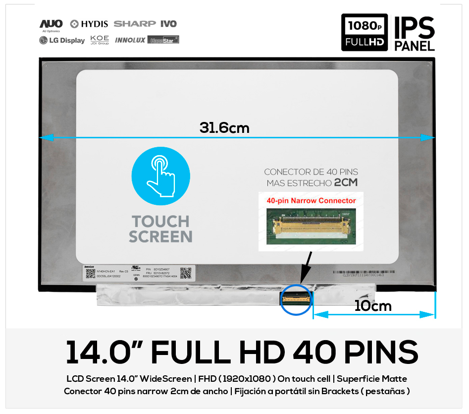 PANTALLA 14.0" LENOVO SD11B64638