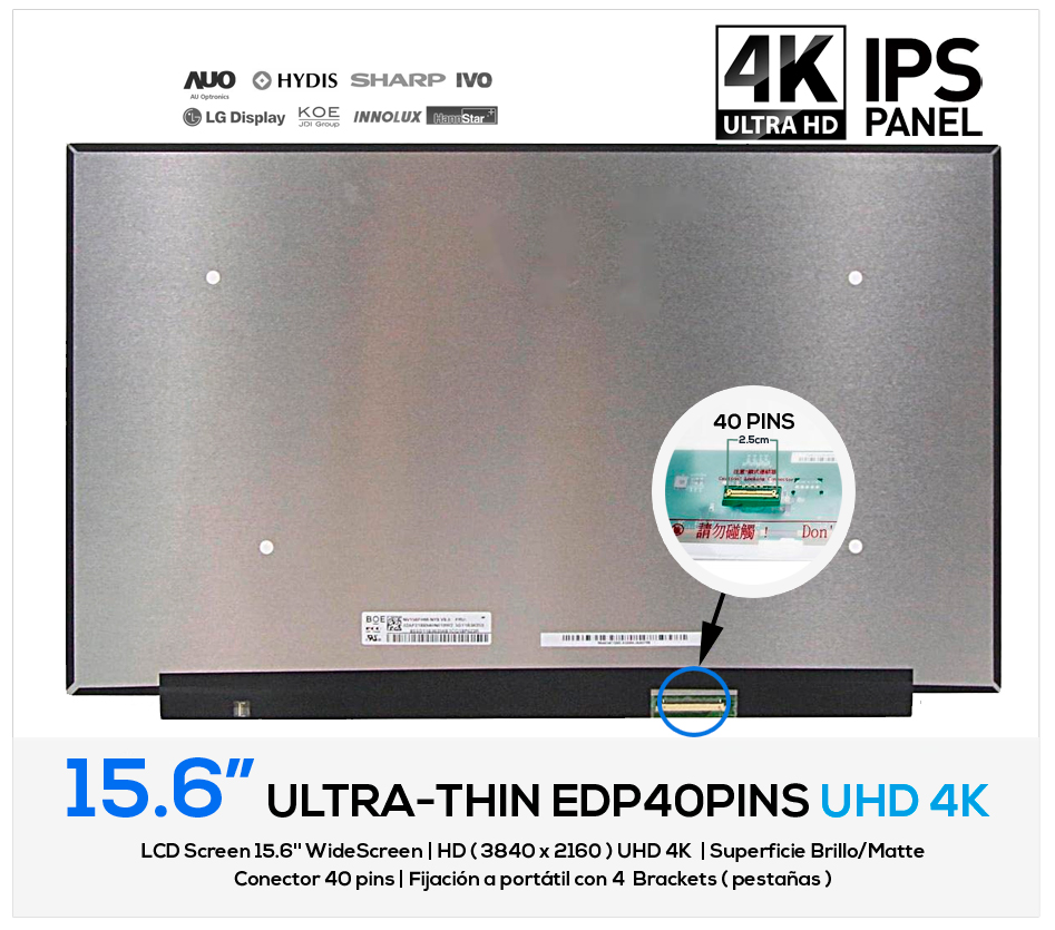 PANTALLA 15.6 AUO B156ZAN04.2
