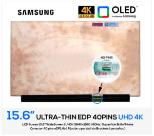 PANTALLA 15.6" SAMSUNG ATNA56WR01-002 | UHD ( 3840 x 2160 ) TECNOLOGIA OLED