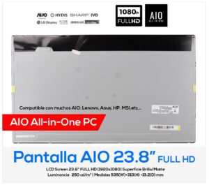 PANTALLA 23.8 FULL HD BOE MV238FH-N10