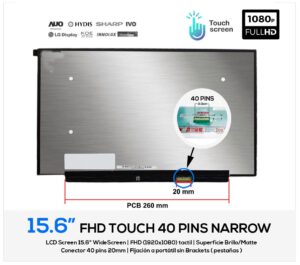 PANTALLA 15.6 LENOVO T15 GEN1 SERIES | 5D10V82353 SD10Q67027