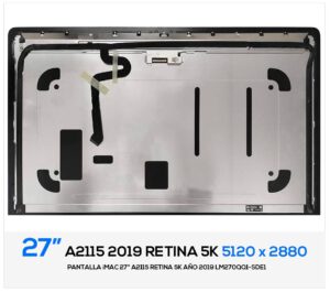 PANTALLA iMAC 27" A2115 RETINA 5K 2019 | LM270QQ1 (SD)(E1)