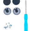 PIES / SOPORTES DE SILICONA MACBOOK AIR A1370 A1369 A1466 A1465 SERIES | INCLUYE TORNILLOS Y DESTORNILLADOR