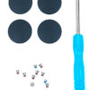 PIES / SOPORTES DE SILICONA Y KIT DE TORNILLOS MACBOOK PRO A1398 A1502 A1425 | INCLUYE DESTORNILLADOR