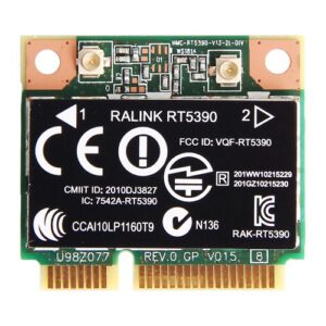 TARJETA WLAN MINI PCIEXPRESS WIRELESS WIFI REALINK RT5390 | 690980–001 691415–001 630703-001