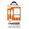 CARGADOR SMART CHARGER 5V 2.4A + CABLE TIPO C | D73B