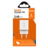 CARGADOR SMART CHARGER 2-USB 2.4A 12W | BLANCO