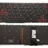 TECLADO ESPAÑOL ACER NITRO 5 AN515-43 AN515-54 NITRO 7 AN715-51 SERIES SIN MARCO RETROILUMINADO ROJO | SP NK115130NY 91604E27K201 PK132K11A20