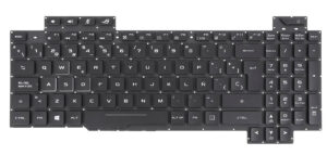 TECLADO ESPAÑOL ASUS ROG STRIX GL703G GL703GE GL703GM GL703GS SERIES NEGRO RETROILUMINADO | SP V170146BK1-SP AEB9BP00010