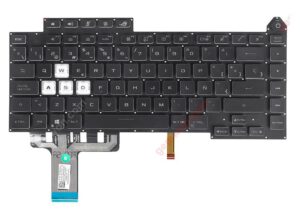 TECLADO ESPAÑOL ASUS ROG 5R G513 G513Q G513QY G513QM G533 SERIES RETROILUMINADO COLOR MODELOS AÑO 2021