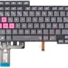 TECLADO LATINO ASUS ROG 5R G513 G513Q G513QY G513QM G533 SERIES RETROILUMINADO COLOR ROSA MODELOS AÑO 2021