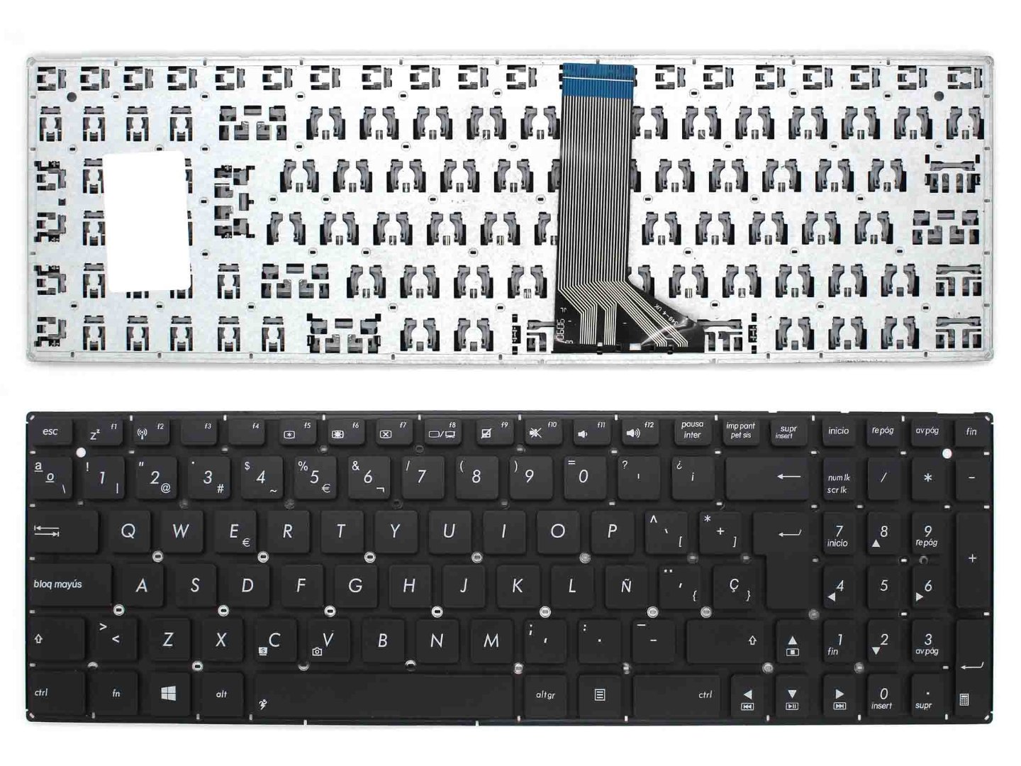 TECLADO ESPAÑOL ASUS X551CA SERIES SIN MARCO