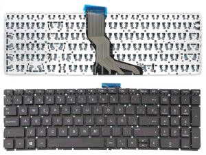 TECLADO ESPAÑOL HP PAVILION 15-BS 15-BW 15-BR 15-CD 250 G6 255 G6 SERIES NEGRO SIN MARCO | 809031-071 ( TECLA ENTER PEQUEÑA / TECLAS ESQUINAS REDONDEADAS )