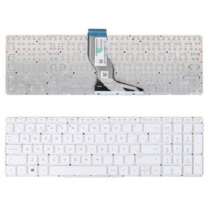 TECLADO ESPAÑOL HP PAVILION 15-BS 15-BW 15-BR 15-CD 250 G6 255 G6 SERIES BLANCO SIN MARCO | 809031-071 ( TECLA ENTER PEQUEÑA )