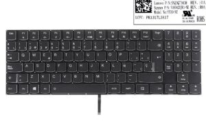 TECLADO ESPAÑOL LENOVO LEGION Y520 Y520-15IKB Y720-15IKB R720 R720-15IKB SERIES | NEGRO SIN MARCO Y RETROILUMINADO