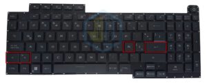 TECLADO ESPAÑOL ASUS ROG STRIX G713 G713Q G713QY G713QE G713QM G713QR SERIES SIN FRAME RETROILUMINADO