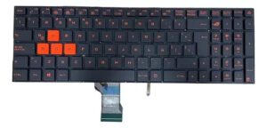 TECLADO ESPAÑOL ASUS GL502 GL502V GL502VM GL502VT GL502VE GL502VY GL502VS SERIES RETROILUMINADO TECLAS NARANJAS