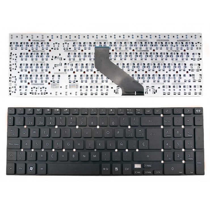 TECLADO ESPAÑOL PACKARD BELL EASYNOTE LK11BZ LV11HC LS11HR LV44HC | NEGRO SIN MARCO