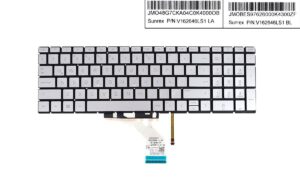 TECLADO LATINO HP 15-CW 15S-DU 15-DU 15-DY 15S-DY SERIES COLOR SILVER/PLATA RETROILUMINADO | V162646LS1