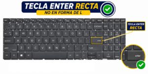 TECLADO US PORTATIL HP PROBOOK 450 G8 455 G8 455R G8 650 G8 655 G8 SERIES CON RETROILUMINACIÓN · ¡¡ TECLA ENTER RECTA !!