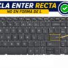TECLADO US PORTATIL HP PROBOOK 450 G8 455 G8 455R G8 650 G8 655 G8 SERIES SIN RETROILUMINACIÓN · ¡¡ TECLA ENTER RECTA !!