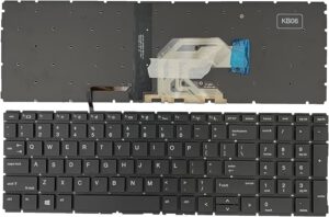 TECLADO US HP PROBOOK 450 G6 455R G6 455 G6 450 G7 455 G7 SERIES RETROILUMINADO ( SE ENTREGA CON JUEGO DE ETIQUETAS EN ESPAÑOL )