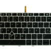 TECLADO ESPAÑOL HP ELITEBOOK 755 G3 850 G3 850 G4 ZBOOK 15U G3 15U G4 SERIES RETROILUMINADO CON POINTSTICK TECLAS NEGRAS Y FRAME GRIS PLATA | 836623-081