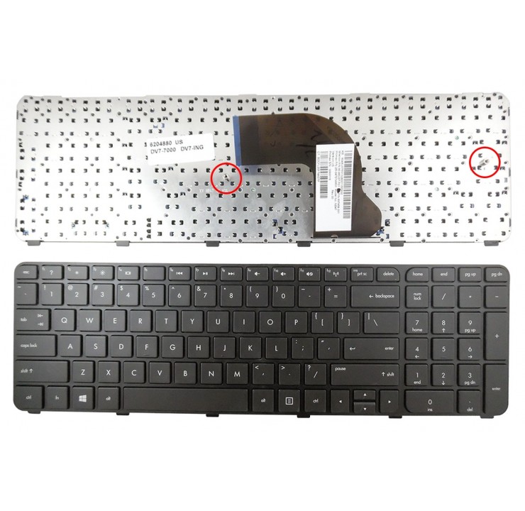 TECLADO US HP PAVILION DV7-7000 SERIES