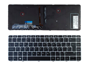TECLADO ESPAÑOL HP ELITEBOOK FOLIO 1040 G3 SERIES NEGRO CON MARCO GRIS RETROILUMINADO | 836307-071 818252-001 844423-001