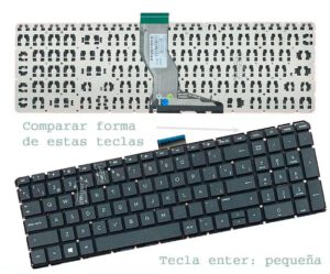 TECLADO ESPAÑOL HP PAVILION 15-AK SERIES SIN MARCO