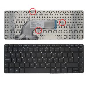 TECLADO ESPAÑOL HP PROBOOK 440 G0 440 G1 445 G1 | NEGRO SIN MARCO