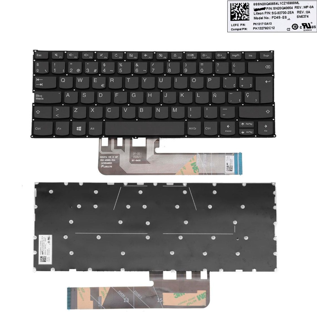 TECLADO LENOVO YOGA 530-14IKB 530-14ARR SIN BACKLIGHT SERIES | PK131721A13