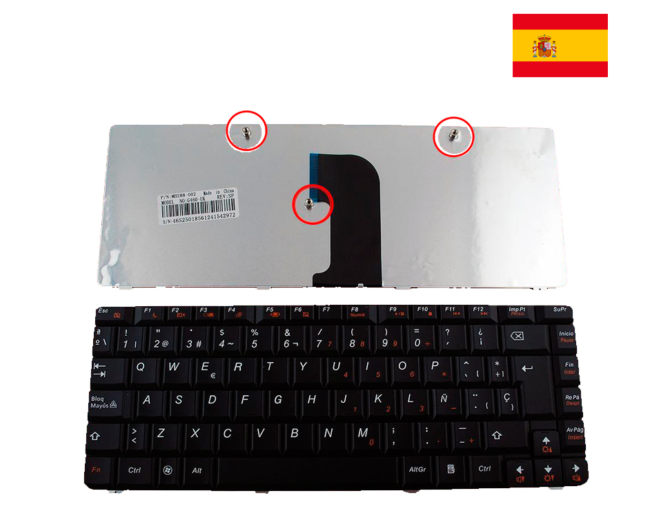 TECLADO ESPAÑOL LENOVO | G460
