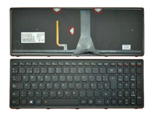 TECLADO ESPAÑOL LENOVO | G500S | NEGRO | MARCO NEGRO | RETROILUMINADO