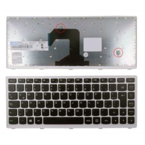 Teclado Latino LENOVO | IDEAPAD | S300 | NEGRO | CON MARCO BLANCO