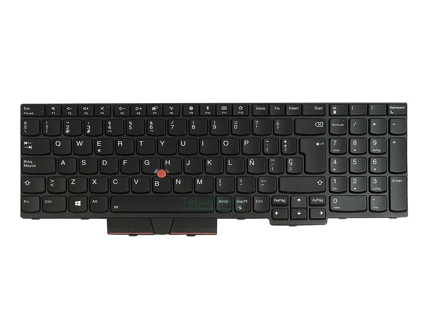 TECLADO ESPAÑOL LENOVO THINKPAD T570 T580 P51S P52S SERIES RETROILUMINADO CON POINTSTICK