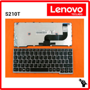 TECLADO ESPAÑOL LENOVO | IDEAPAD S210T | NEGRO | CON MARCO GRIS