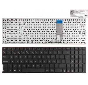 TECLADO ESPAÑOL ASUS ASUS A556U A556UA A556UB A556UF A556UJ A556UR A556UV A556 X556 SERIES NEGRO SIN MARCO