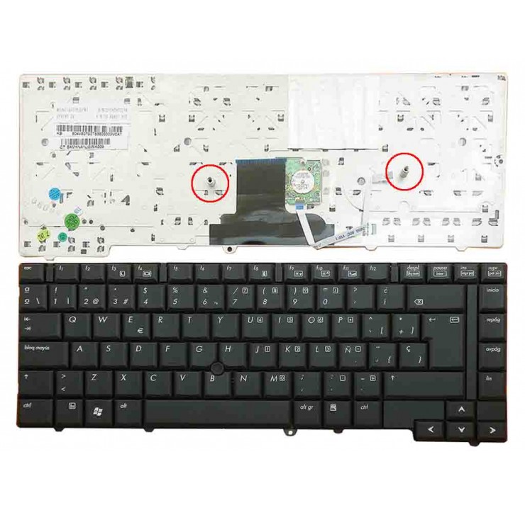 TECLADO ESPAÑOL HP ELITEBOOK 8530P 8530W SERIES | NEGRO CON POINT STICK