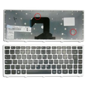 TECLADO ESPAÑOL LENOVO IDEAPAD S400 SERIES | NEGRO CON MARCO BLANCO