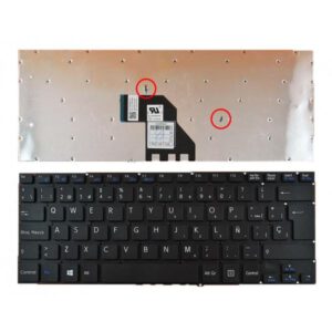 TECLADO ESPAÑOL SONY | VAIO SVF14 | NEGRO | SIN MARCO