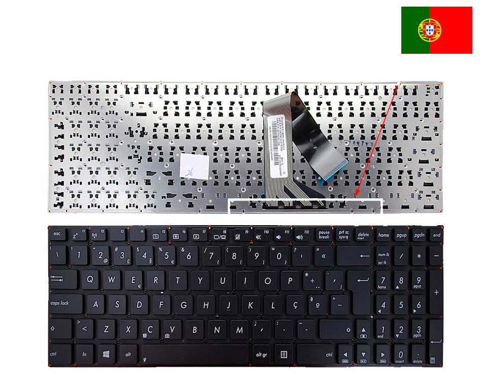 TECLADO PORTUGUÉS ASUS K56 SERIES