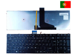 TECLADO PORTUGUÉS TOSHIBA SATELLITE S50-A NEGRO | RETROILUMINADO