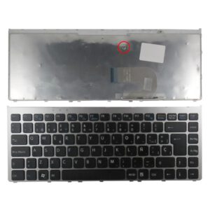 TECLADO ESPAÑOL SONY | VAIO VGN-FW NEGRO | CON MARCO GRIS