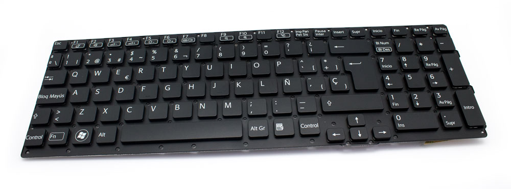 TECLADO ESPAÑOL SONY | VAIO VPC-SE2S1E |VPC-SE1S4C | NEGRO | SIN MARCO