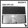 TECLADO LATINO SONY | VAIO VPC-EG | NEGRO | CON MARCO NEGRO