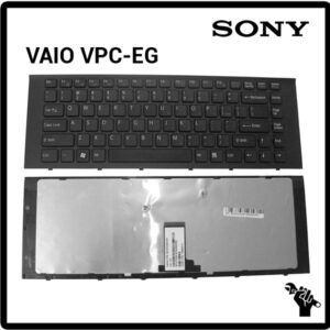 TECLADO LATINO SONY | VAIO VPC-EG | NEGRO | CON MARCO NEGRO