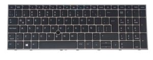 TECLADO ESPAÑOL HP ZBOOK FURY 15 G7 FURY 15 G8 SERIES CON RETROILUMINACION Y CON POINTSTICK · M17094-161 L97967-161 9Z.NHNBC.11E